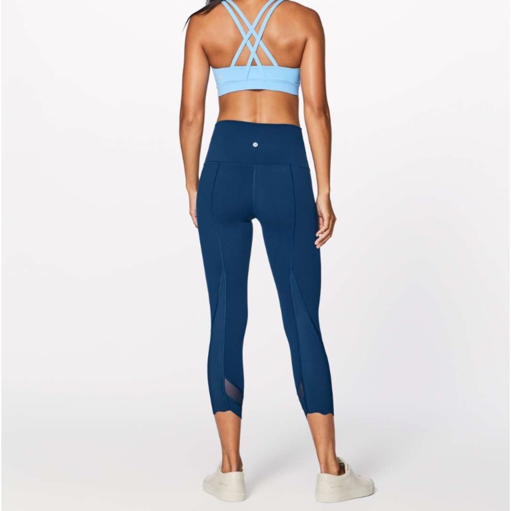 Lululemon Wunder Under Crop II Special Edition Scallop - size 10